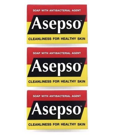 Asepso Original Antiseptic Soap 80g UK (3 Bars)