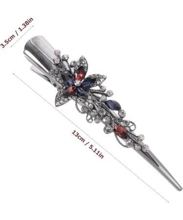 Beaupretty Hair Clips Hair Accessories Hair Clip for Thin Hair Women Hairpin Hair Barrettes Rhinestone Hair Clip Girls Hairpin Rhinestone Hairpin Metal Miss Big Hairpin Large - Buy Online on GoSupps.com