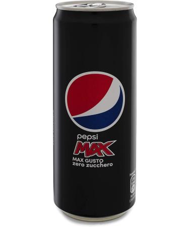  Pepsi Pepsi Max Cola Flavored Non-Alcoholic Drink Zero Sugar Pot Sleek Format de 24 x 0 33 L - Buy Online on GoSupps.com