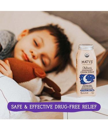 Maty's Organic Children's Goodnight Cough Syrup with Honey, Chamomile & Nutmeg - 6 fl oz - Buy Online on GoSupps.com