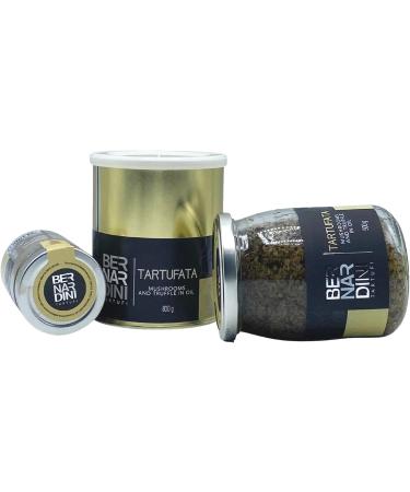 PACK 6 CANS Truffle sauce with summer truffle (Tuber aestivum Vitt.) and mushrooms 800g - Bernardini Tartufi - Buy Online on GoSupps.com