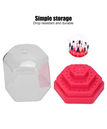 Nail Drill Holder - 48 Large Holes Storage Stand for Home & Studio Use | Pink Nail Tools - Buy Online on GoSupps.com