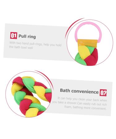 Multifunctional Scrubber Loofah Bath Sponge & Towel | Mesh Spa Shower Belt for Body Scrub | Perfect for Relaxing Baths - Buy Online on GoSupps.com