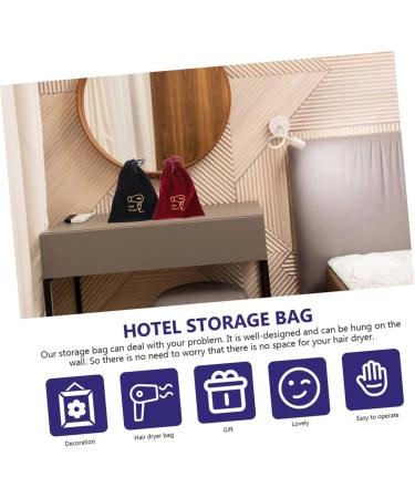 SOESFOUFU 4pcs Storage Bag Tote Bag for Travel Drawstring Hairdryer Bag Hair Dryer Travel Bag Hair Curler - Buy Online on GoSupps.com