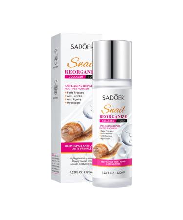 Snail Collaen Toner Snail Mucin Collagen Snail Reconstituted Collagen Toner for Youthful Radiant Skin (1PCS)