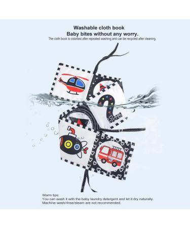 Shop Lichengtai Black & White Fabric Books & Belly Time Mirror Toy for Babies | Perfect for Newborns (0-12 Months) - Engaging Sensory Toys for Boys & Girls - Buy Online on GoSupps.com