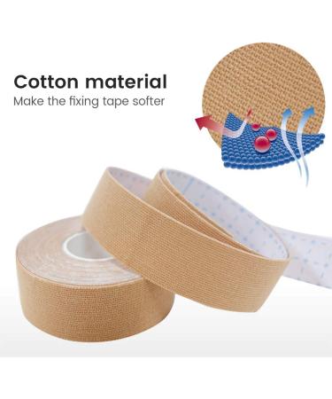 Nasal Cannula Face Tape - Soft, Comfortable Face Stickers for Oxygen Tube - Easy to Remove - 0.98in x 5 Meters - Pack of 1 - Buy Online on GoSupps.com