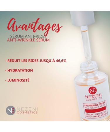 Anti-Wrinkle Anti-Aging Face Serum with Pure Hyaluronic Acid + VitC 10 active ingredients LOW PRESERVATIVES DLC 2 years unopened - Buy Online on GoSupps.com