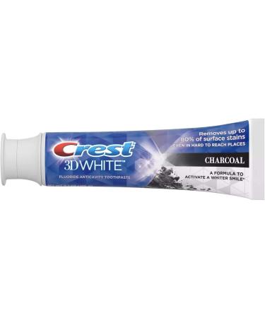 Crest 3D White Charcoal Toothpaste 4.1 Oz (116g) - Pack of 2 - Brighten & Whiten Teeth - Buy Online on GoSupps.com