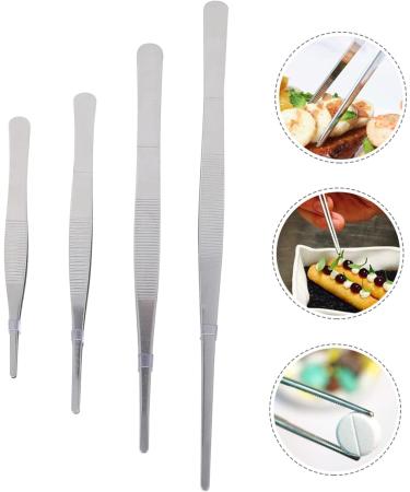 Solustre 4-Piece Dwarf Round Gun Tweezers Set | Precision Eyelash & Hair Removal Tweezers for Extensions | No Steel Design | Ideal for International Shipping - Buy Online on GoSupps.com