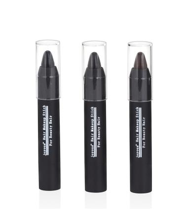 Joyous Professional Hair Chalk Pens Pack - Black, Dark Brown, Coffee | Non-toxic Temporary Hair Dye Crayons for White Hair Coverage - Buy Online on GoSupps.com