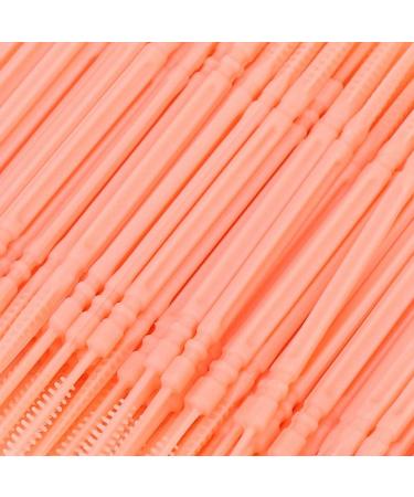 200pcs 2 Ends Toothpicks Plastic Colored Teeth Tooth Picks with Toothpick Dispenser for Home Restaurant Hotel(Orange) - Buy Online on GoSupps.com