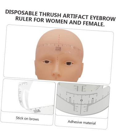 Housoutil 1 Roll Disposable Ruler Stickers Reusable Eyebrow Ruler Disposable Eyebrow Ruler Make up Tool - Buy Online on GoSupps.com
