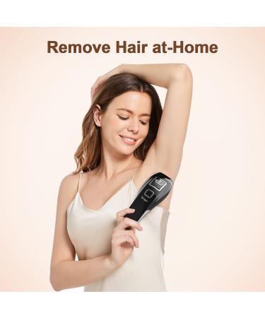 Yachyee IPL Laser Hair Removal Device with Ice Cooling Care - Upgraded to 999,999 Flashes - Permanent Hair Removal for Women and Men - For Face, Armpits, Legs, Arms, Bikini Line - Black - Buy Online on GoSupps.com