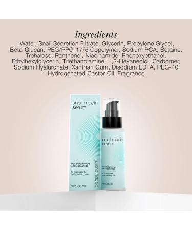 96% Snail Mucin Serum with Niacinamide, Snail Serum for Face, Hydrating Serum Snail Mucin Essence Face Serums for Anti Aging Serum (3.34 Fluid Ounces) 3.34 Fl Oz (Pack of 1) - Buy Online on GoSupps.com