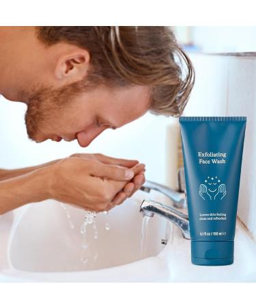 Exfoliant Face Wash Face Wash for Men Facial Soap 507oz gentle moisturizing scrub purifying soothing balancing for daily oily skin care - Buy Online on GoSupps.com
