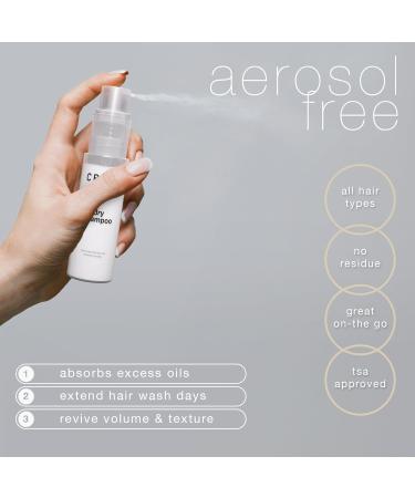 Hair Craft Co. CRVFT Non-Aerosol Dry Shampoo Powder for Women - Travel Size Oil Absorption Paraben & Sulfate Free Adds Volume & Refreshes Hair - Buy Online on GoSupps.com