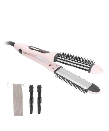 2 in 1 Hair Straightener & Hot Round Brush - International Shipping Available - Buy Online on GoSupps.com