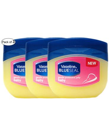 Vaseline Gentle Petroleum Jelly Blue Seal Baby (100ml) (Pack of 3)
