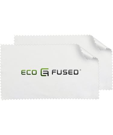 Eco-Fused Microfiber Cleaning Towels - 12 Pack | Perfect for Glasses Cameras Tablets Smartphones & More - Yellow/Green - Buy Online on GoSupps.com