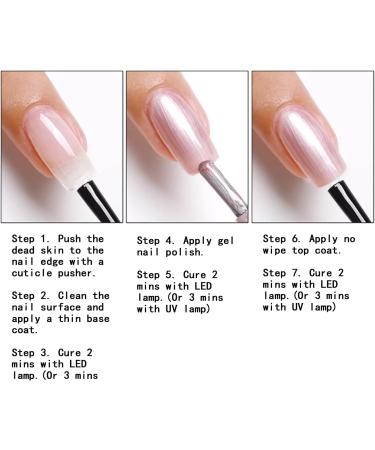 Vonrui 1 Bottle Chrome Gel Nail Polish Pearl Iridescent Gel Nail Polish Soak Off Mermaid Aurora LED UV Nail Gel Polish - Buy Online on GoSupps.com