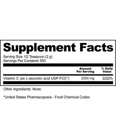Buy NutriBiotic 100% Pure Vitamin C Powder | Immunity Boost | 2.2 lb (1 kg) - Buy Online on GoSupps.com