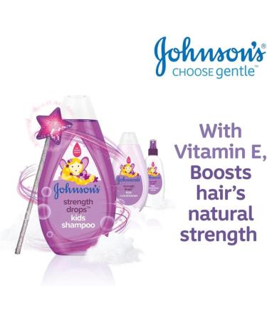 Johnson's Baby Kids Strength Drops Shampoo & Conditioner - Gentle Hair Care - Buy Online on GoSupps.com