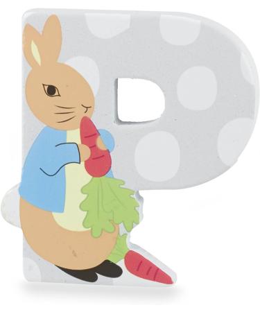 Peter Rabbit Wooden Letter P by Orange Tree Toys - Animal Alphabet for Personalized Baby Name Toy Box, Door, Wall Decor - Nursery Decor for Boys and Girls - Buy Online on GoSupps.com