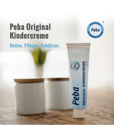 Peba Original Children's Cream - Sensitive Skin Care with Dexpanthenol & Zinc Oxide | Wound Protection Cream for Babies & Kids 100ml - Buy Online on GoSupps.com