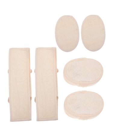2 Sets Loofah Bath Towel Sponges for Cleaning Portable Towel Loofah Sponge Bath Towel Shower Bath Sponge Spa Towel Body Wash Natural Esponja Para Ba arse Scrub Cotton Exfoliating