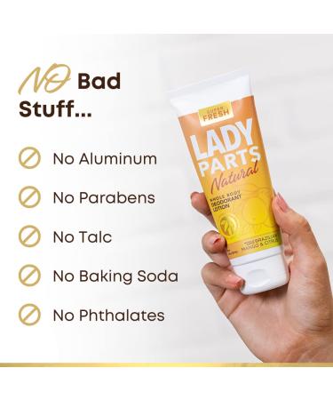 Super Fresh Lady Parts Deodorant - Aluminum Free & Hypoallergenic - Brazilian Mango & Citrus Scent - 4.1oz - Buy Online on GoSupps.com