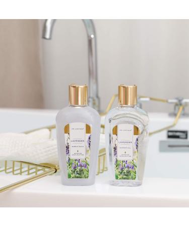 Spa Luxetique Lavender Bath Basket for Women - Body Lotion, Bath Salt, Bombs - Relaxation Spa Set - Birthday Gift - Buy Online on GoSupps.com