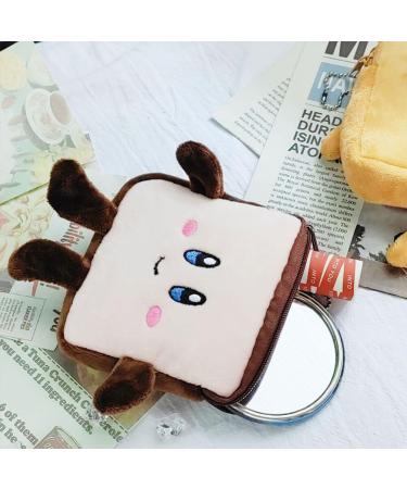 Operitacx Memoboard Set - 2 Plush Toast-Shaped Storage Bags for Tampons & Menstrual Pads - Stylish & Functional - Buy Online on GoSupps.com