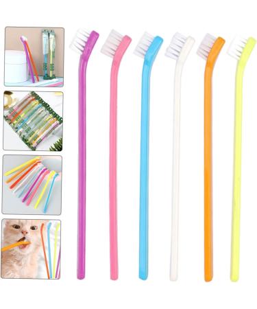 FOMIYES 6pcs Dog Toothbrush and Toothpaste Dogs Toothbrush Small Dog Toothbrush Puppy Pet Portable - Buy Online on GoSupps.com
