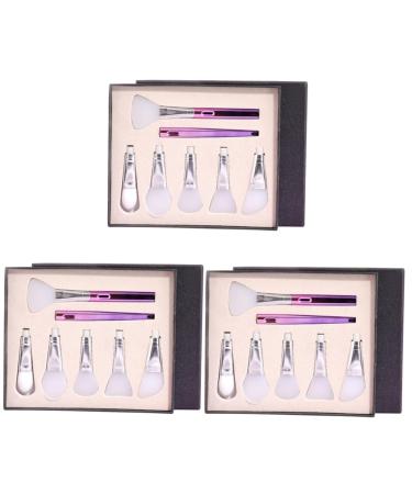 FRCOLOR 3 Sets Mask Brush Set Facial Mask Brush Makeup Brush Skincare Brush Set Skin Care Tools Makeup Applicator Mask Tool Sleeping Mask Brush Silicone Mask Applicator To Sleep Apply Abs
