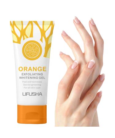 Brightening Body Scrub,Orange Butt Scrub Wash - Natural and Effective Organic Resurfacing Brightening Body Scrub 50g for All Skin Types, Sensitive Skin Aokley