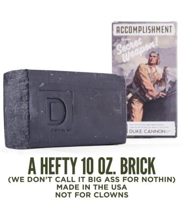 Duke Cannon Supply Co. WWII Collection Big Ass Brick of Soap Bar for Men - Bergamot & Black Pepper 3-Pack 10 oz - All Skin Types - Buy Online on GoSupps.com