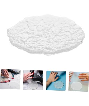  Healvian Healvian Replacement Glass Palette Nail Polish Display Stand with Mixing Tray for Feminine Manicure - Buy Online on GoSupps.com