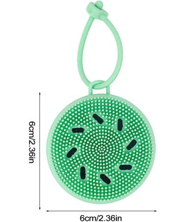 Face Exfoliator Brush | Super Soft Facial Cleansing Brush with Soft Bristles - Face Wash Scrub Exfoliator Brush Manual Handheld Face Skincare for Cleaning Frifer Green - Buy Online on GoSupps.com