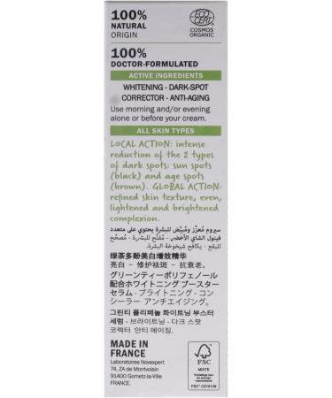 Withening Booster Serum with Green Tea Polyphenols by Novexpert for Women - 1 oz Serum - Buy Online on GoSupps.com