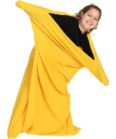 Sensory Owl Full Body Sock - ADHD Autism Stress Relief Toy - Deep Pressure Stimulation Therapy - Strong Super Soft Lycra Wrap - Yellow Size S (Up to 100cm) - Buy Online on GoSupps.com