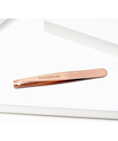 Tweezerman Rose Gold Slant Tweezer - Stainless Steel Precision Tool - Buy Online on GoSupps.com