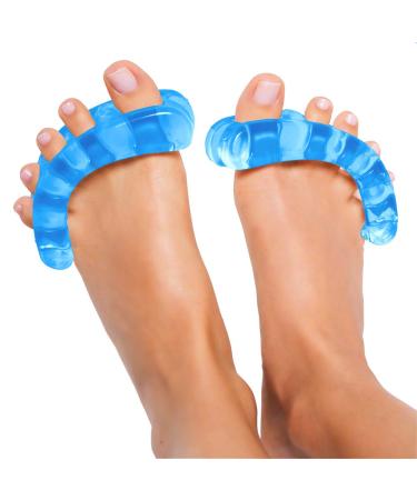 Original YogaToes - Small Sapphire Blue: Toe Stretcher & Toe Separator. Fight Bunions, Hammer Toes, Foot Pain & More! Small (Pack of 1) Sapphire Blue