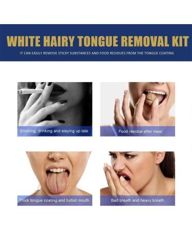 DHLIIQQ Tongue Cleaner Gel with Brush - Premium Oral Care for Fresh Breath | Effective Tongue Coating Removal - Buy Online on GoSupps.com