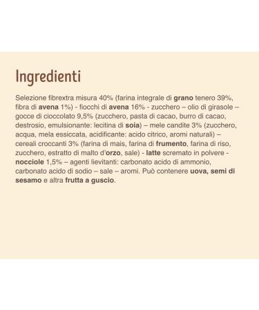  Italian Gourmet E.R. Misura Integrali Fibrextra Muesli Whole Biscuits with Cereal Chocolate and Fruit Drops 100% Whole Wheat Flour High in Fibre 230 g Set of 6 - Buy Online on GoSupps.com