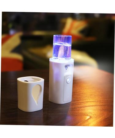 Baluue Face Sprayer Facial Spa Steamer Mini Humidifier Makeup Brishes Facial Spray Mist Face Steamer White - Buy Online on GoSupps.com