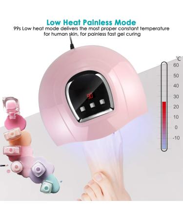 54W UV LED Nail Lamp for Acrylic & Gel Polish | Eurobuy Auto Sensor Nail Dryer with 3 Timer Settings - Buy Online on GoSupps.com