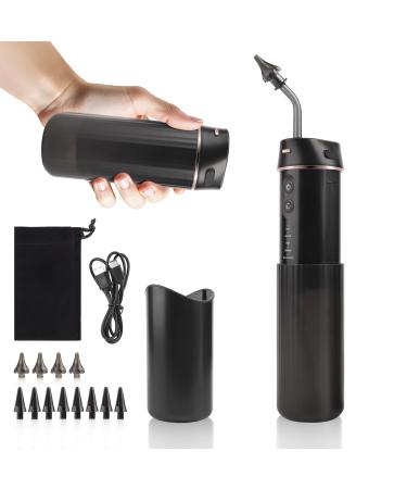 Berrcom Ear Wax Removal Kit with Sanitizing Mode & 6 Nozzles - Upgraded Electric Ear Cleaner and Irrigation System 3 Pressure Settings One-Piece Tank IPX7 Waterproof USB-C