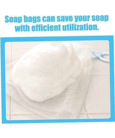 Baluue 12 Pcs Foaming Net Soap Pouch Facial Exfoliating Meshes Bag Face Foam Nets Bag Soap Net or 21x14x0.2cmx3pcs Assorted Colorx3pcs - Buy Online on GoSupps.com