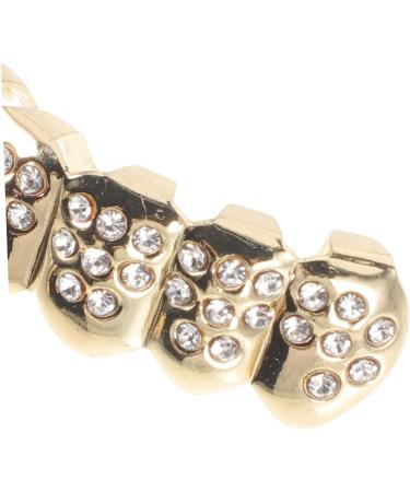 FRCOLOR 1 Set Hip-Hop Fangs Halloween Funny Golden Braces Accessories (Set of 8) Rapper Costume Props Teeth Halloween Clothing for Men Ornament Vampire False Teeth - Buy Online on GoSupps.com